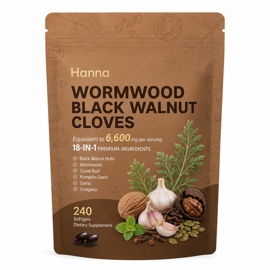 Hanna Wormwood Black Walnut Cloves Capsules